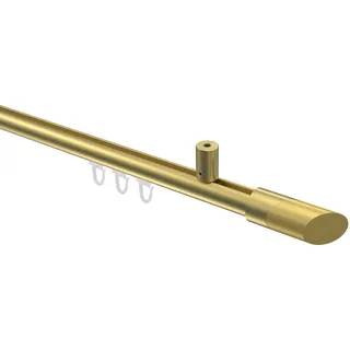 Interdeco Gardinenstange, Messing, Gold, Metall, 180 cm, Wohntextilien, Gardinen & Vorhänge, Gardinen-Stangen