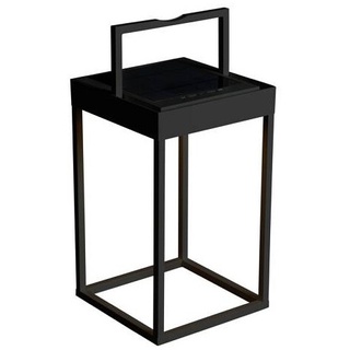 PortofinoLED Solar/USB-Laterne schwarz, dimmbar, Dammerungs