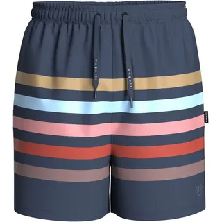Bugatti Badehose mit Markenprägung an den Kordeln schwarz L