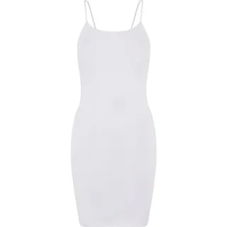 URBAN CLASSICS Minikleid Kleid Weiß 3XL