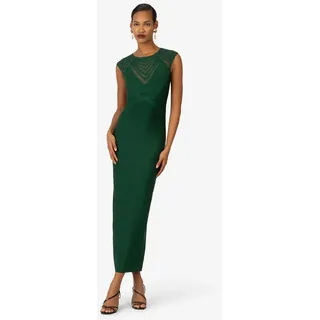 Kraimod Abendkleid mit Rundhalsausschnitt grün 38