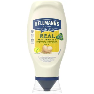 Hellmanns Real Mayonnaise (mit Rapsöl, ideal als Pommes und Burger Sauce und für Salat Dressings) (430ml)
