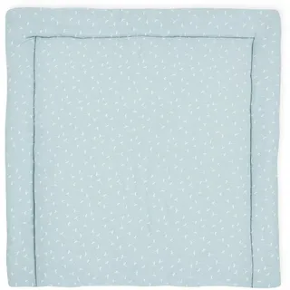 KraftKids Wickelauflage in Musselin mint Pusteblumen, Wickelunterlage 75x70 cm (BxT), Wickelkissen