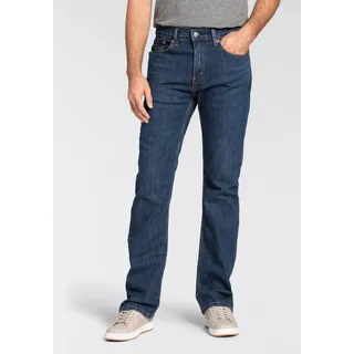 Bootcut-Jeans LEVI'S "527 SLIM BOOT CUT" Gr. 33, Länge 30, blau (one more wash) Herren Jeans Bootcut in cleaner Waschung