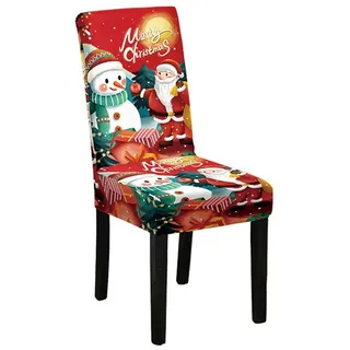 Coonoor Stuhlhusse Elastischer Stuhlhusse, Weihnachts-Stuhlhusse