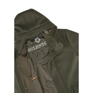 Milestone Parka MSAshton Herren Jacke Mantel klassisch normale Passform grün 58