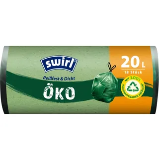 Swirl Müllbeutel 20, mit Zugband 18 Stück