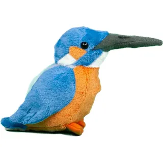 Kuscheltier Eisvogel blau/orange/weiß 12 cm Plüschtier