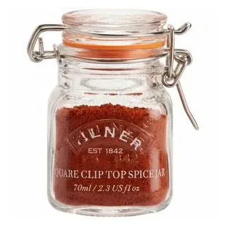 Kilner Bügelverschlussglas quadratisch 70 ml 12 St.