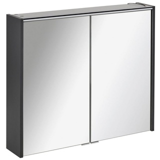 FACKELMANN Badezimmerspiegelschrank Spiegelschrank DV 80 anthrazit