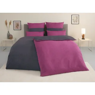 Tom Tailor Henry Renforcé Lila 135 x 200 cm + 40 x 80 cm