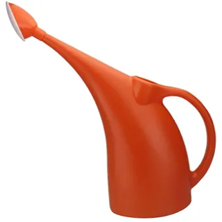LOVIVER 2L Oder 3L Robuste Umweltfreundliche Gießkanne Eco Friendly, Mehrfarbig, 3L Orange mit Rose