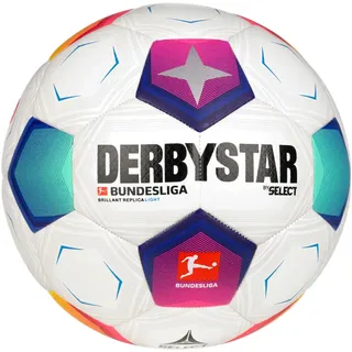 derbystar Bundesliga Brillant Light 350g Leicht-Fußball 2023/24 weiß 4
