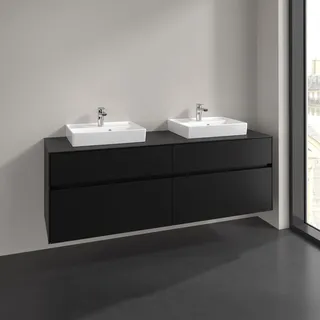 Villeroy & Boch Waschtischunterschrank 160 x 54,8 x 50 cm Schwarz