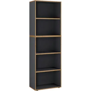 VCM Salia Aktenregal 60 x 33 x 183 cm anthrazit