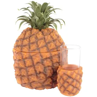 Bar Bespoke Retro Ananas-Eiskübel – Vintage-Kunststoff in Ananasform