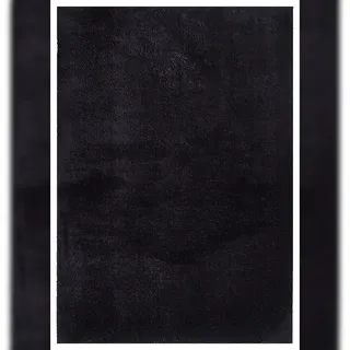KADIMA DESIGN ALDAN Teppich 120 x 120 cm Schwarz