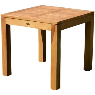 ASS Altenburger Wuchtiger Gartentisch 80 x 80 x 79 cm Braun