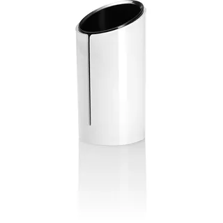 SIGEL SA100 Stifteköcher Eyestyle weiß, 13,5 cm hoch, im puristischen Design, Stiftehalter, Stiftebecher
