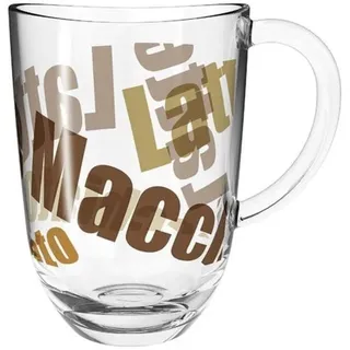LEONARDO Latte-Macchiato-Tasse Latte Macchiato-Tasse 1 Stück, 380 ml, mikrowellenfest, 1-tlg.