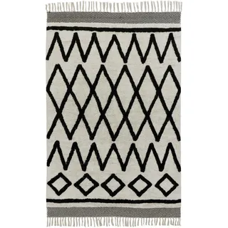 ScandicLiving Crossy Kinderteppich 120 x 180 cm Weiß