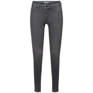 Esprit Skinny-fit-Jeans Mid-Rise-Jeggings grau 28/32