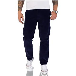 Rock Creek Cordhose Loose Fit Blau W30/L32