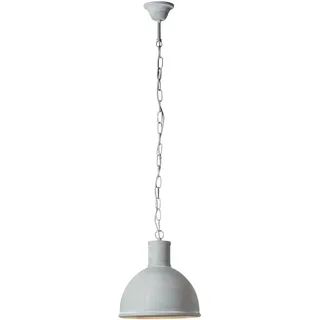 Brilliant Pendelleuchte Bente Grau Beton Industrial E27 Ø30cm ohne Leuchtmittel