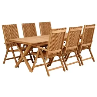 Brafab Julita Teak Gartenmöbel-Set 3, 7-teilig