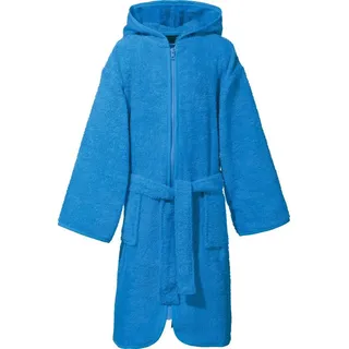 Erwin Müller Frottier Kinder-Kapuzenbademantel in blau | Gr.: 98/104