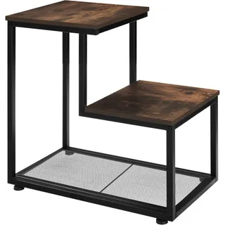 Tectake Halifax Braun Holz 60,5 x 35,5 x 60,5 cm