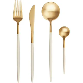 BUTLERS Besteck-Set STILETTO 20-tlg. - Gold
