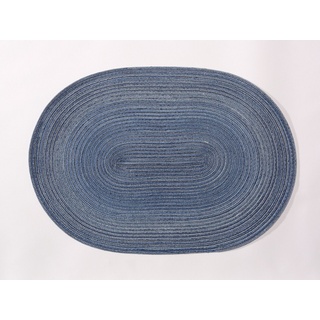 Platzset, Pichler Tischset SAMBA, rund 38 cm, indigo, PICHLER blau
