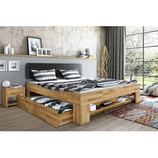 Meble Stolrus Futonbett SABINA (Massivholz, 140 x 200), Standsichere Bauweise