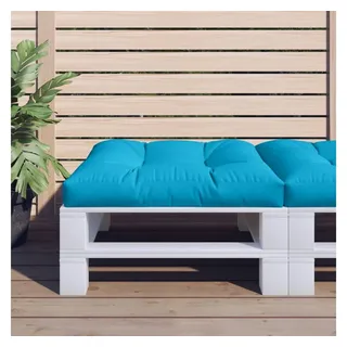 vidaXL Palettenkissen 80 x 80 x 12 cm blau 1 St.