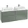 Waschtischunterschrank F18100GM 160x60 3cm Abdeckplatte white matt Olive Matt Lacquer