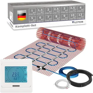 VILSTEIN Elektrische Fußbodenheizung 150W/m2 1m2 - 2m