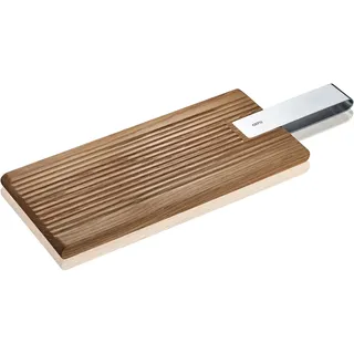 GEFU Servierbrett Eiche 1-tlg. 100 x 14 cm Braun/Weiß