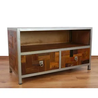 Java, Metall trifft Teak, Sideboard, TV Bank, HiFi Tisch, Garderoben Sitzbank