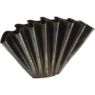 House Doctor Blumenvase Flood antikbraun 30 cm