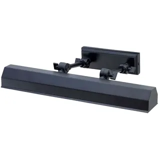 Elstead Lighting Wandlampe Bilderleuchte Stahl Schwarz B 40,2 cm 2 Flammig verstellbare Gelenke