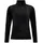 Rollkragenpullover Sweatshirt Schwarz 36
