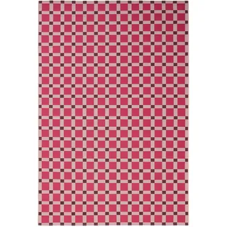 benuta Pop In- & Outdoor-Teppich Jovis Pink 160x235 cm - Teppich für Balkon, Terrasse & Garten
