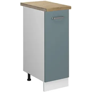 Vicco Unterschrank Apothekerschrank R-Line 30 x 60 x 81,6 cm Blau-Grau
