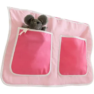 Livetastic Betttasche Ticaa 809575 Stofftasche, Rosa, Hellrosa, Textil, Uni, 2 Fächer, 56x32x2 cm, Kinder- & Jugendzimmer, Kindermöbel, Kinderbetten, Kinderbettzubehör
