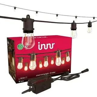 Innr Lighting Smart-LED-Lichterkette Basis-Set  (Außen, 8 m, Lichtfarbe: Warmweiß, Anzahl Leuchtmittel: 16 Stk.)