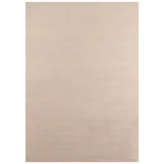 CarpetSale24 Teppich Wohnzimmer Einfarbig Beige 120x170 cm - Waschbar Rutschfest Kurzflor Extra Weich für Wohnzimmer Schlafzimmer Jugendzimmer