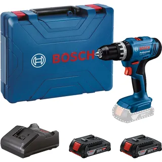 Bosch Professional 18V System Akku Schlagbohrschrauber GSB 18V-25 (max. Schraube - Ladegerät) 06019k9308