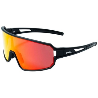 YEAZ Sportbrille SUNWAVE sport-sonnenbrille black/red, Guter Schutz bei optimierter Sicht rot