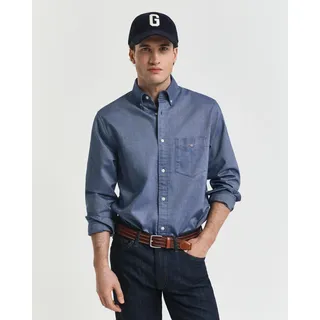 GANT Langarmhemd Blau M